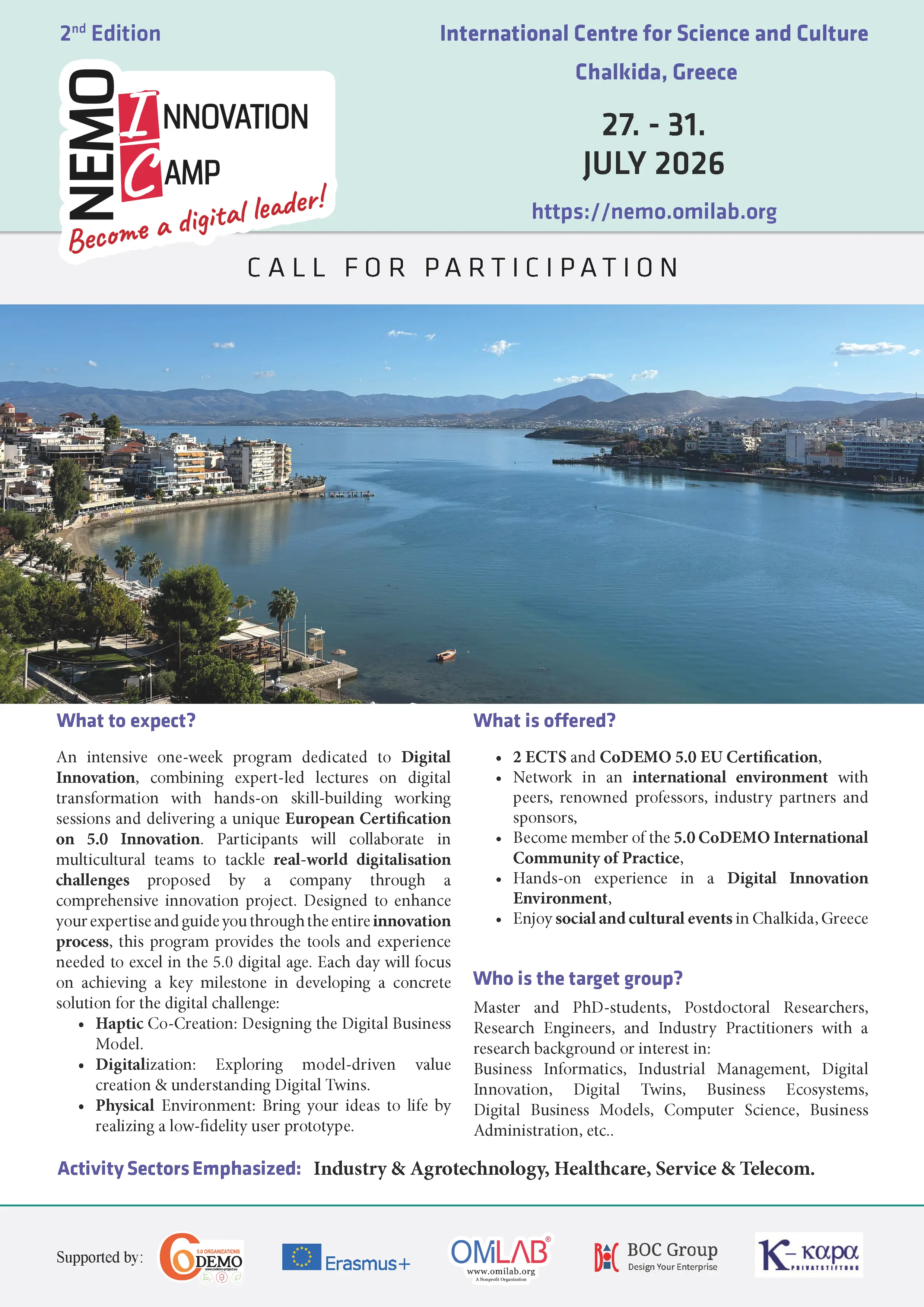 NEMO2026 Innovation Camp